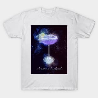 Aviation Cocktail Drink Happy Hour Party T-Shirt